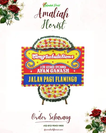 Sewa Papan Bunga Serangan